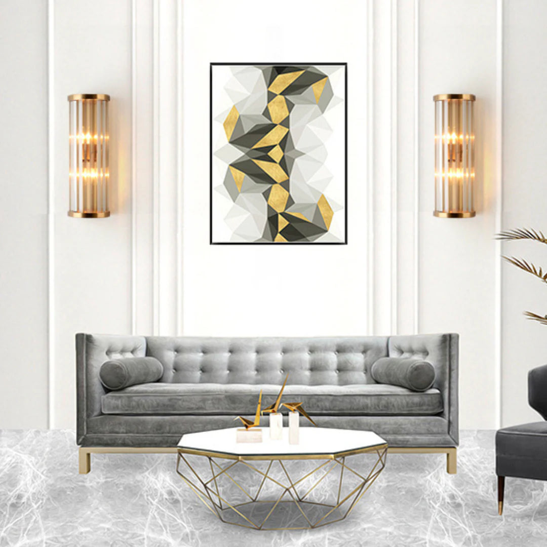 Golden Crystal Wall Lamp