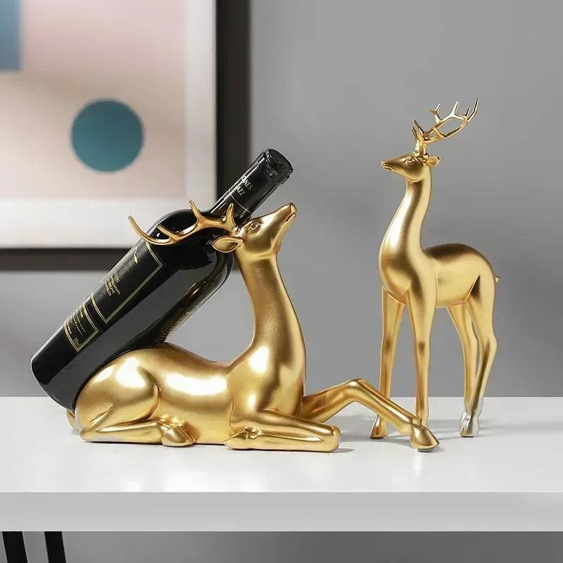 Golden Deer Decorative Figurine