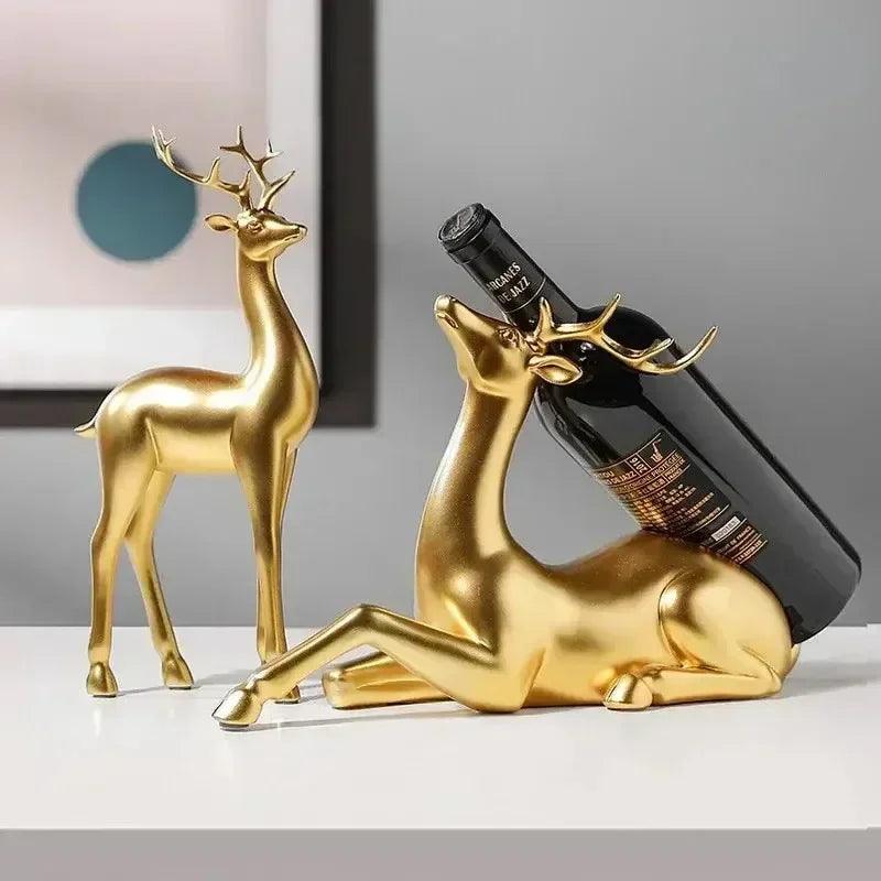 Golden Deer Decorative Figurine