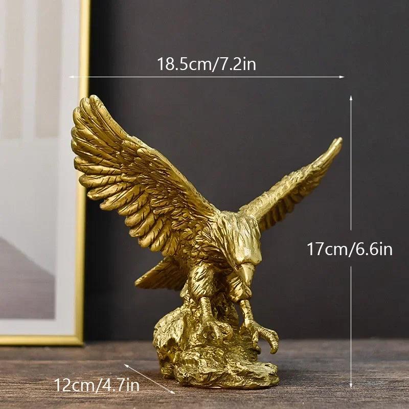 Golden Eagle Decorative Sculpture
