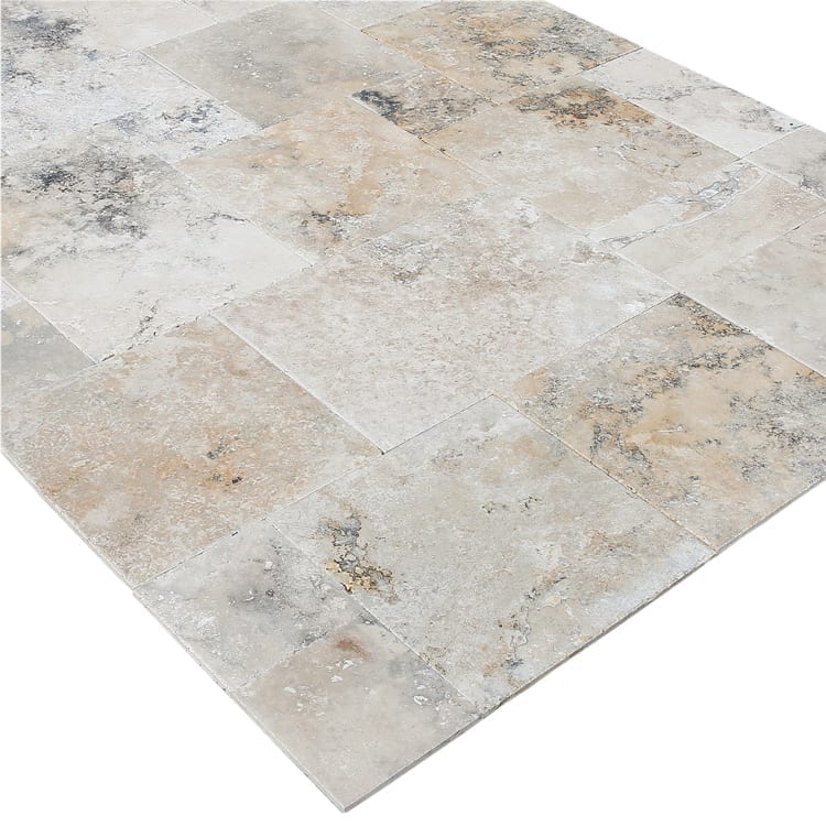 Golden Ink Antique Pattern Brushed, Chiseled, and Partially Filled - Livfloors Collection