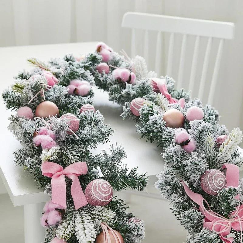 Golden Metal Winter Decor with Holiday Accents