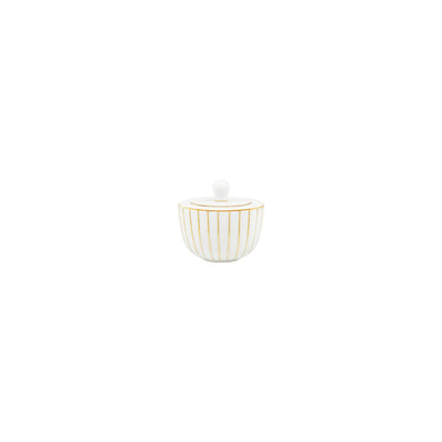 Golden Orbit Creamer + Sugar Bowl