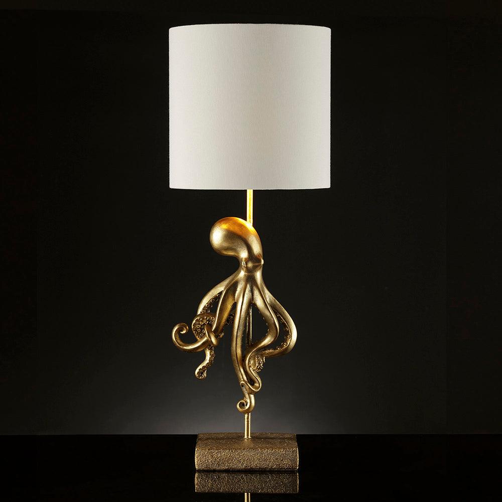 Golden Octopus Desk Lamp by SPI Home