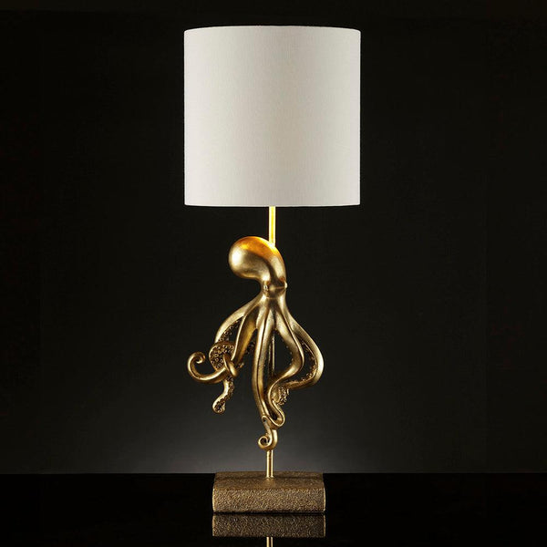 Golden Octopus Desk Lamp by SPI Home