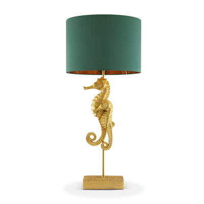 Golden Seahorse Pair Desk Lamp (E26 Base Bulb not included)