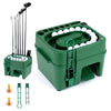 Golf Ball Dispenser 6-Club Holder & 50-Ball Capacity for Beginner Advanced Golfer