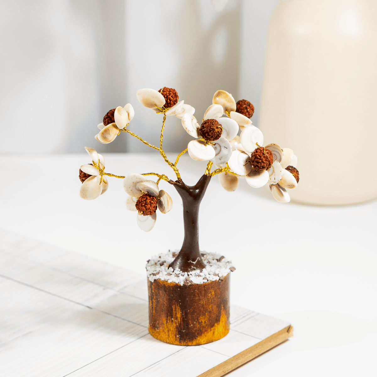54Beads Gomati Chakra With Rudraksha Tree|Gomati Chakra Tree