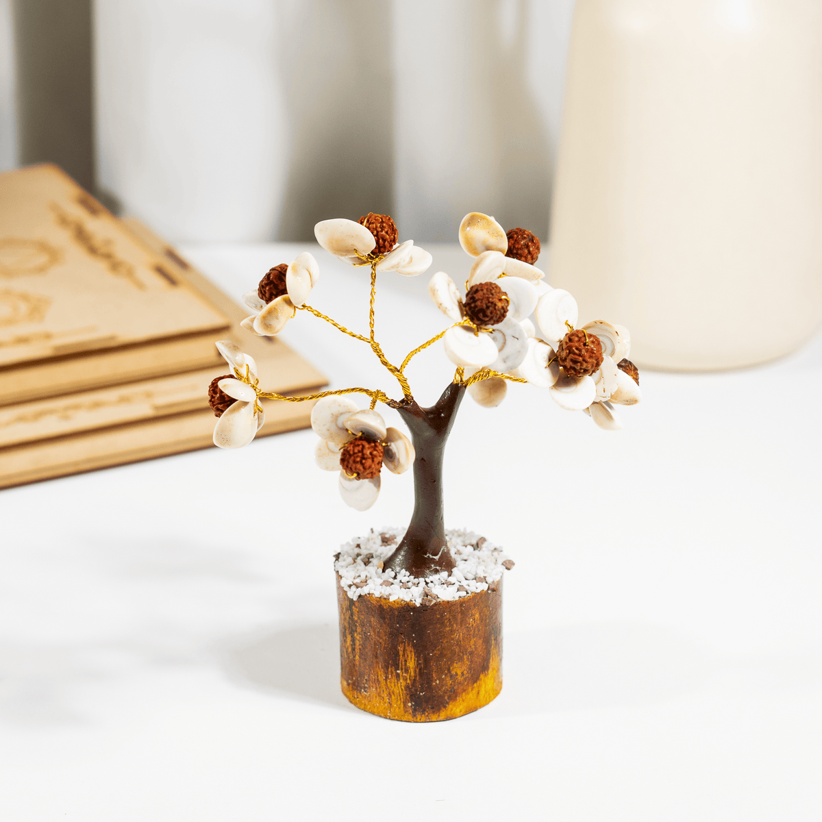 54Beads Gomati Chakra With Rudraksha Tree|Gomati Chakra Tree