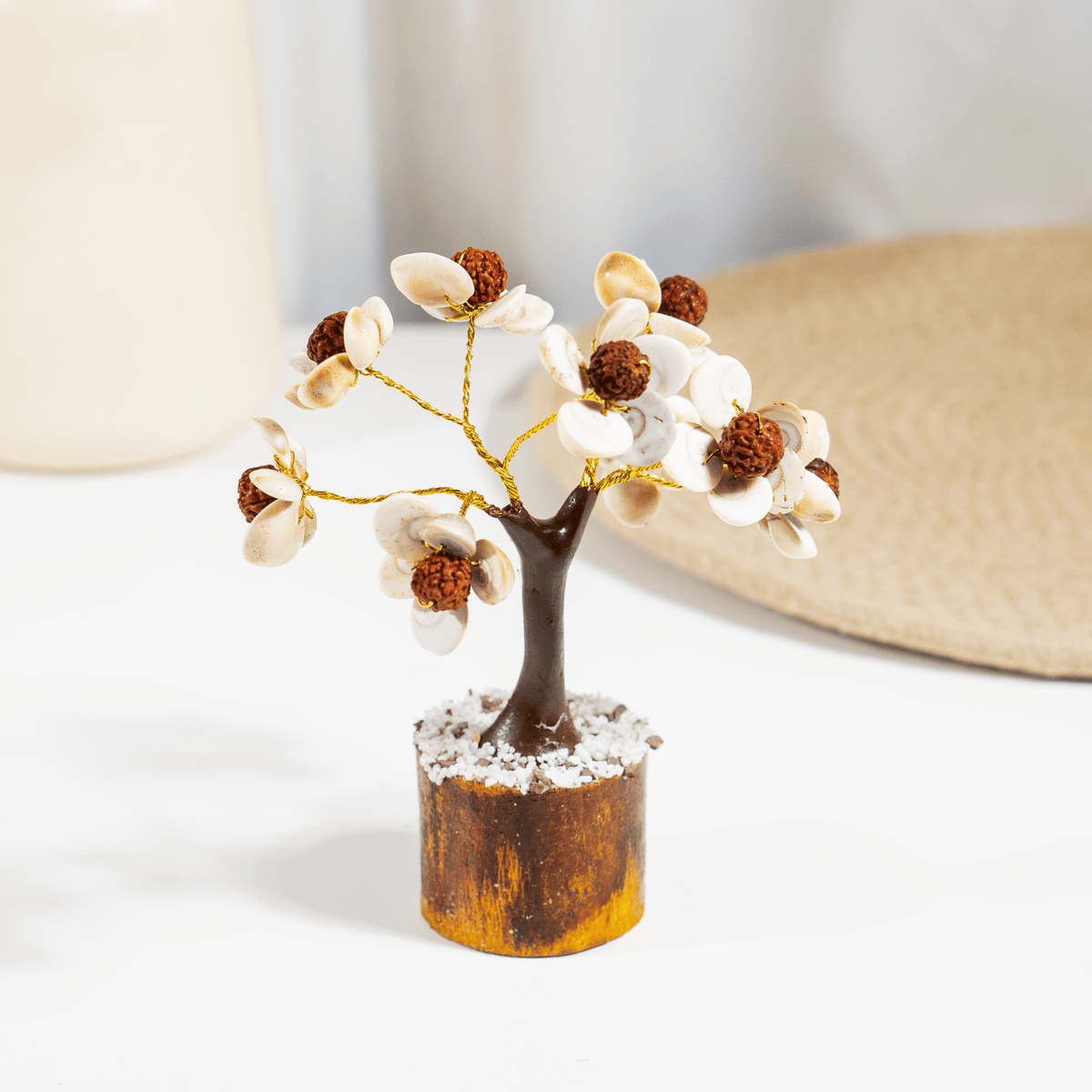 54Beads Gomati Chakra With Rudraksha Tree|Gomati Chakra Tree