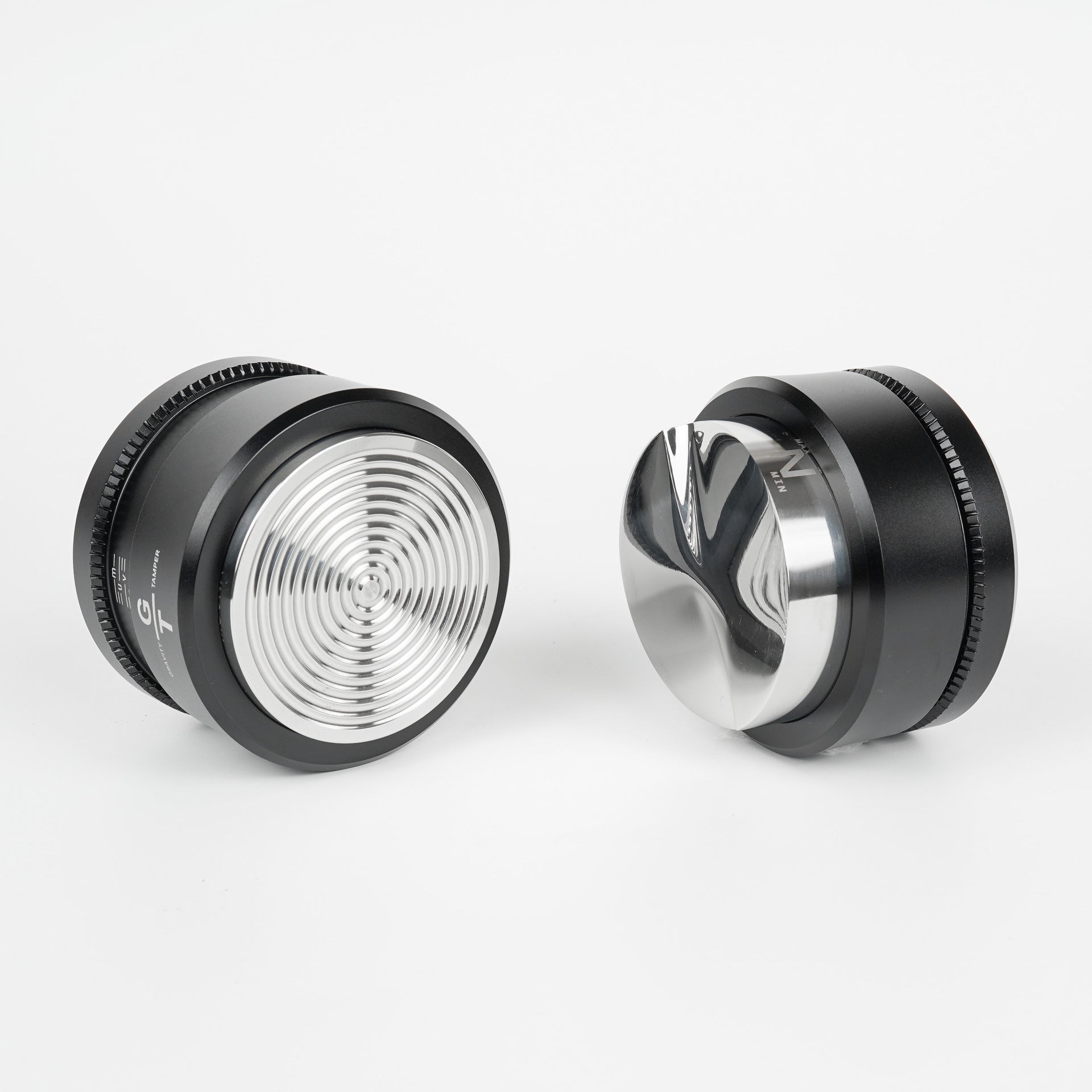 Gravity Tamper and Distributor with Wooden Lid
