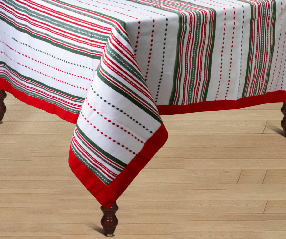 Cloth Tablecloths - Striped Tablecloth