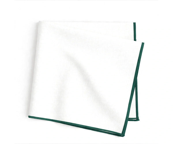 Merrow Stitch Cotton Napkins