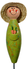 12 inch Gardeners with Straw Hats
