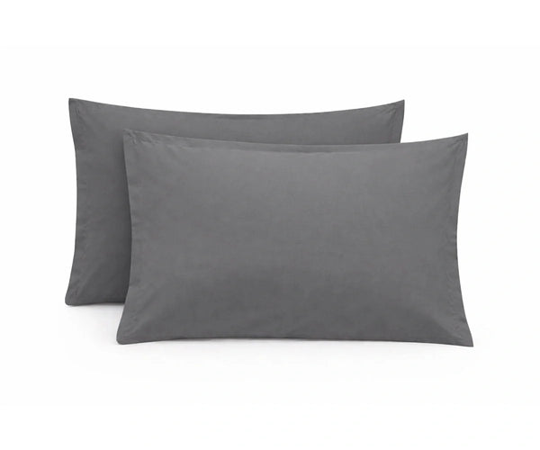 100% Cotton Sateen Pillowcases - Set of 2
