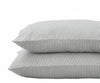 Striped Pillow cases - Grey