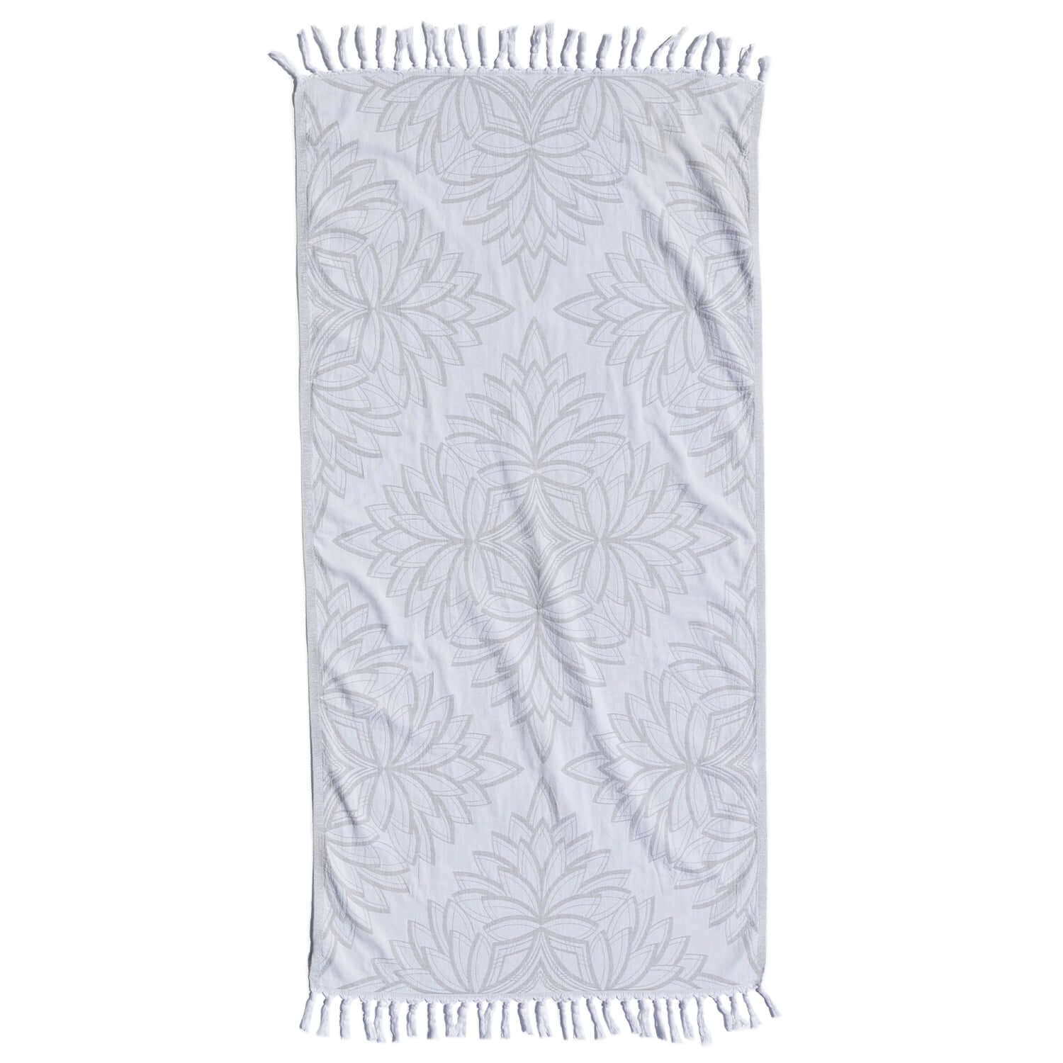 Turkish Towel | Body Towel | Grey + White