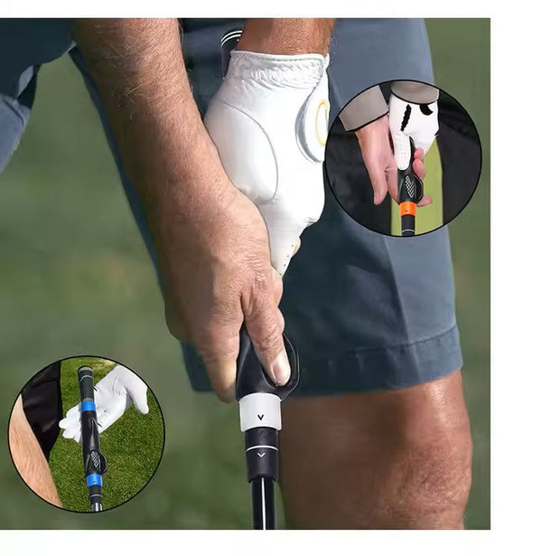 Aim Master Golf Grip Trainer. Learn how to properly grip the Golf Club. Lower your Score TODAY!