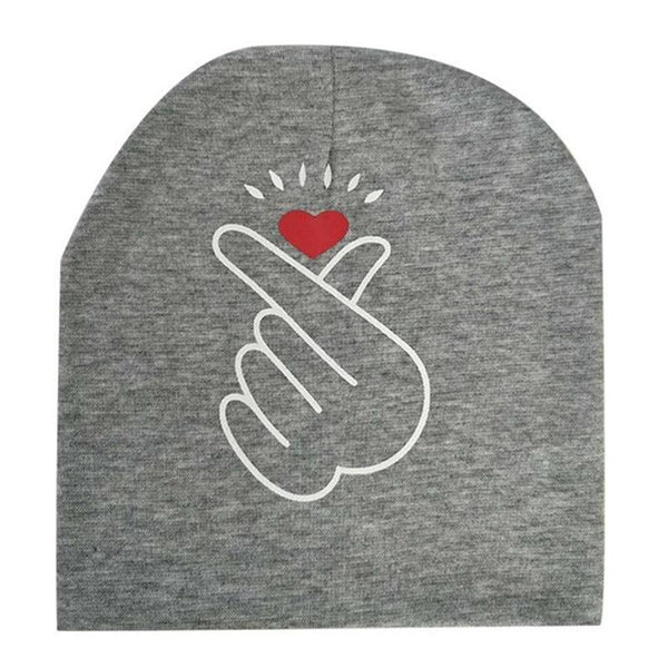 Modern Baby Hat Cute Ear Cotton Girls Cap Scarf Infant Hats Finger love Kids Boys Knitted Cap Winter hat I love mama/pap  Cap