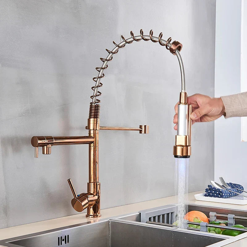 Rose Gold Kitchen Faucet