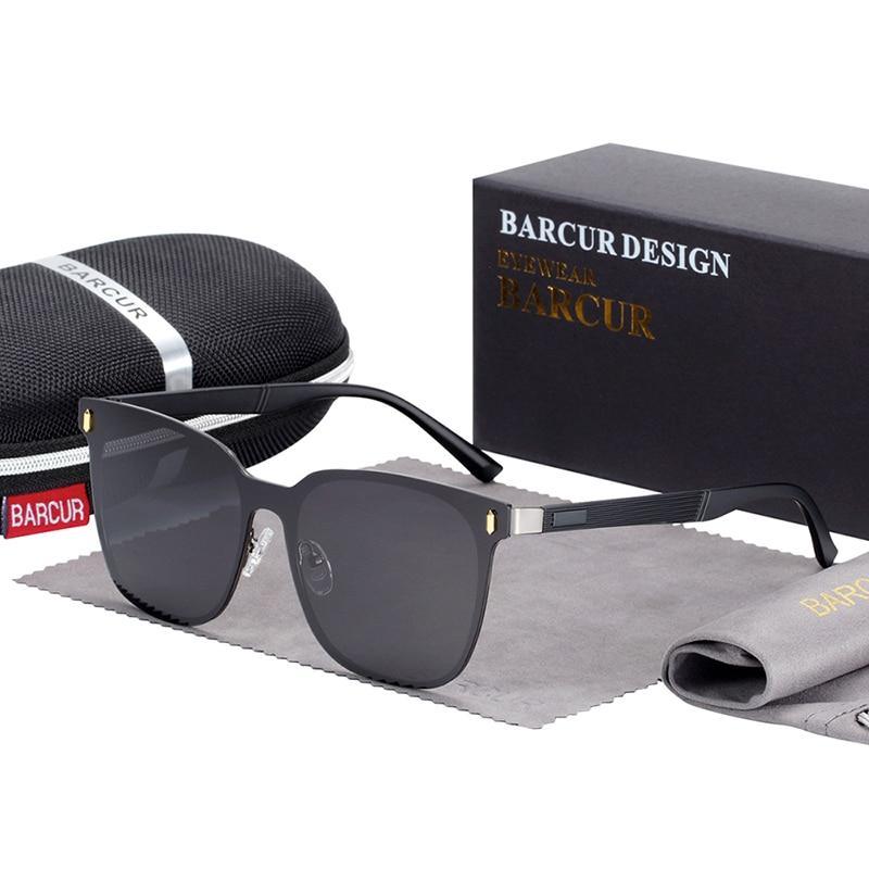 New Luxury Elegent Polarized Square Sunglasses Temples Sun Glasses for Men and Women With UV400 Protection