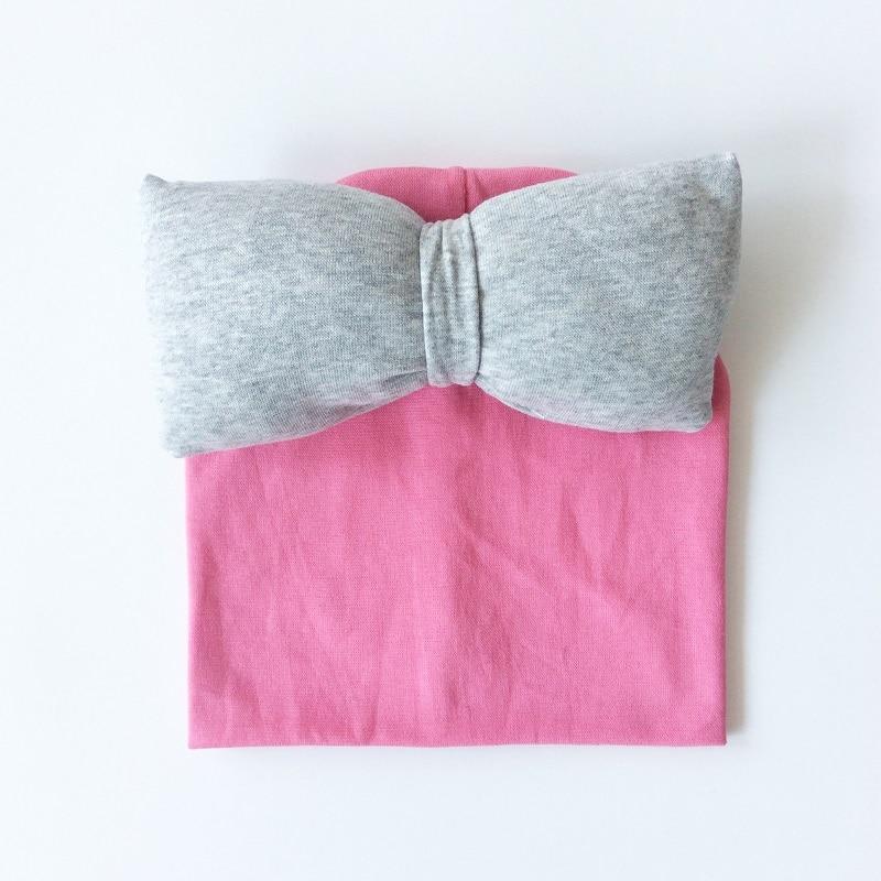 Luxury Modern Autumn Winter Girls Foam Butterfly Cotton Hat And Scarf Set For Kids Baby Caps With Big Bow And Elegant Scarf For Baby and Kids