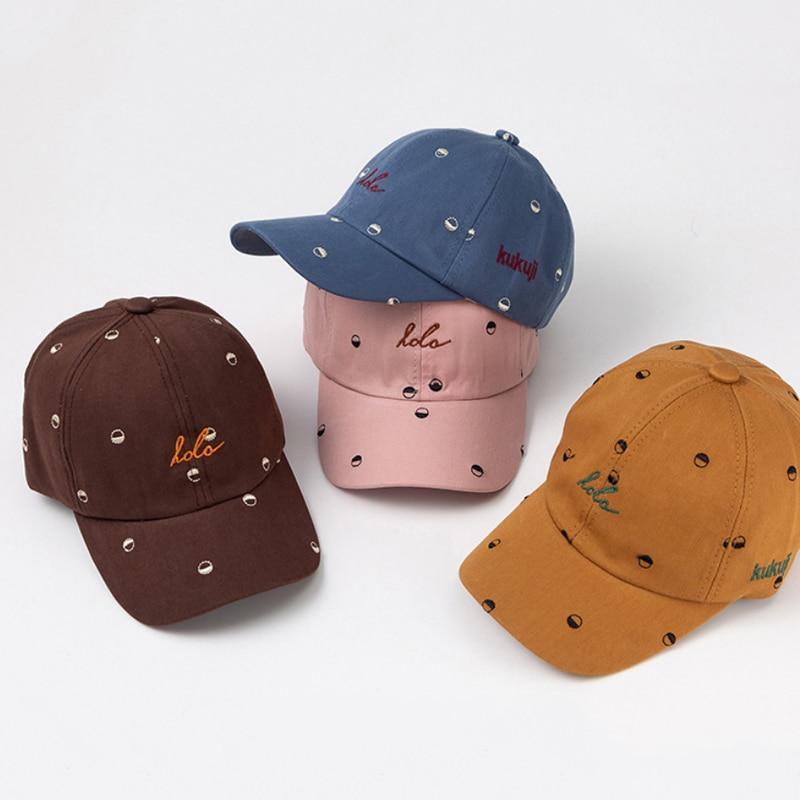 Cute Cotton Baby Hat Cap Kids Boy Adjustable Baseball Hats Children Snapback Hip-Hop Sun Hat