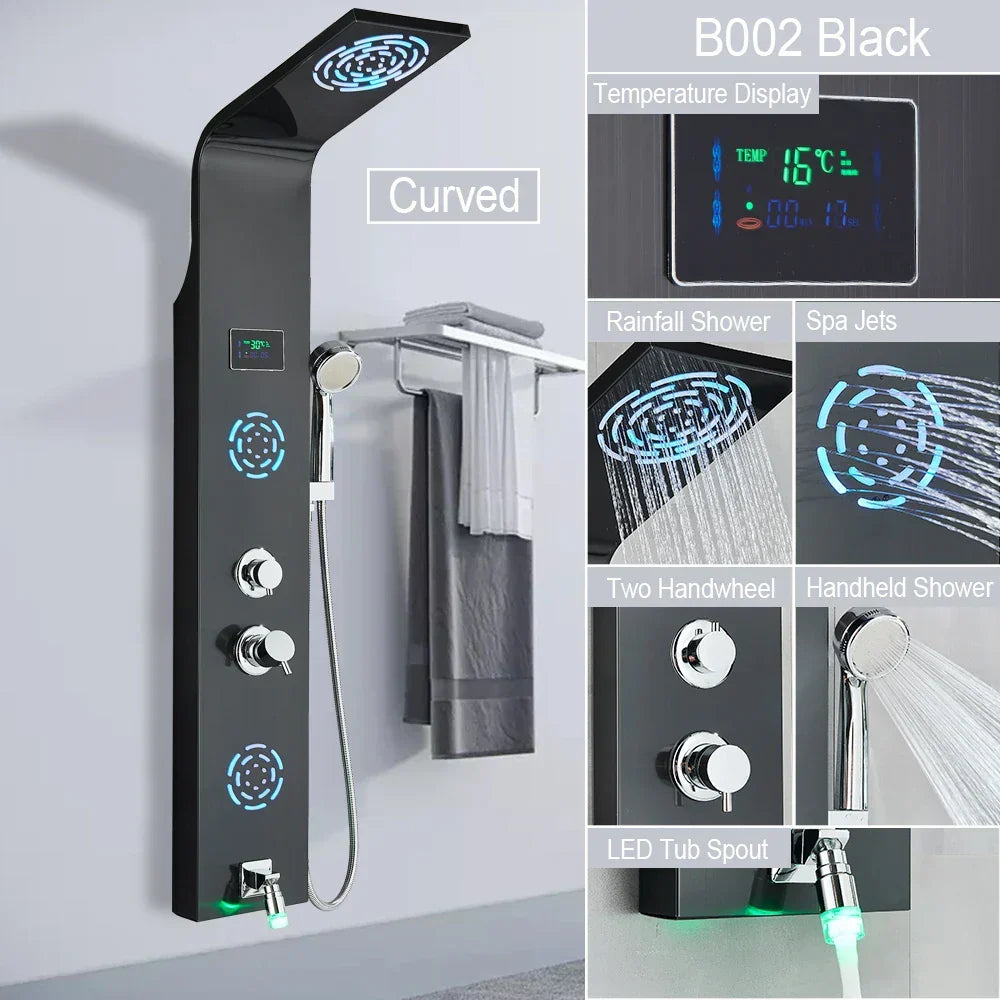 LED Rainfall Shower System