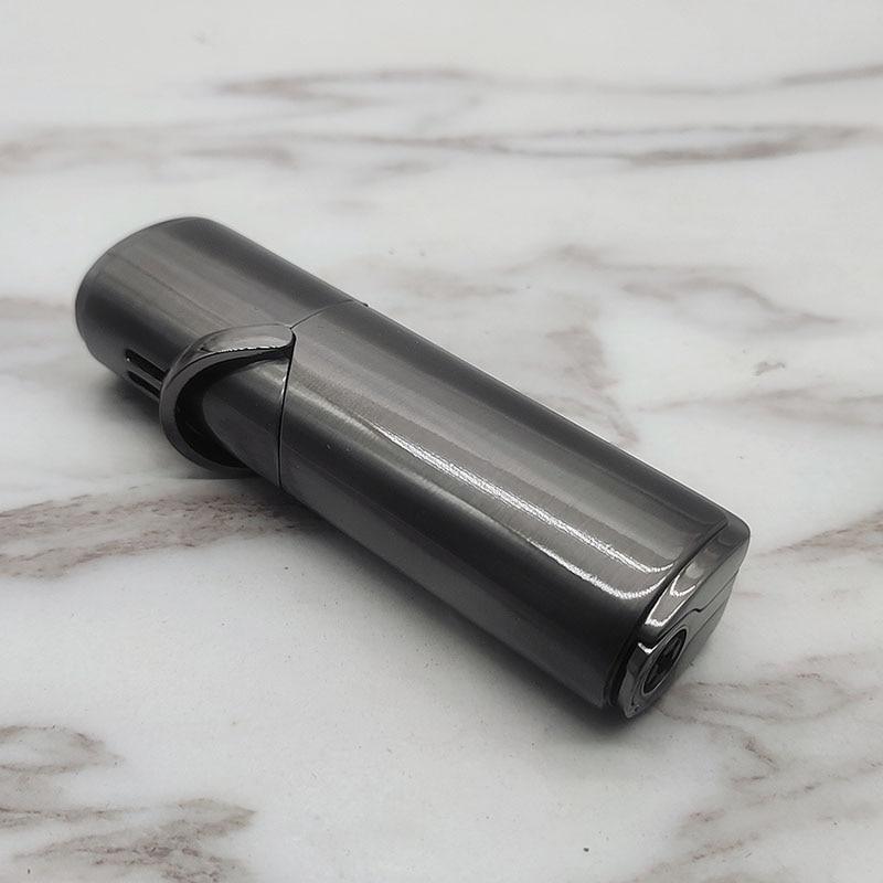NEW Modern Luxury Grinding Wheel Three Torch Turbo Lighters For Cigarettes Accessories Cigar Smoking Lighters New Metal Design