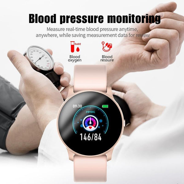New Waterproof Smart Watch For Women With Heart Rate Monitoring Health Smart Watch Options and Pedometer Fitness Tracker Smart Bracelet For Sport and Fitness
