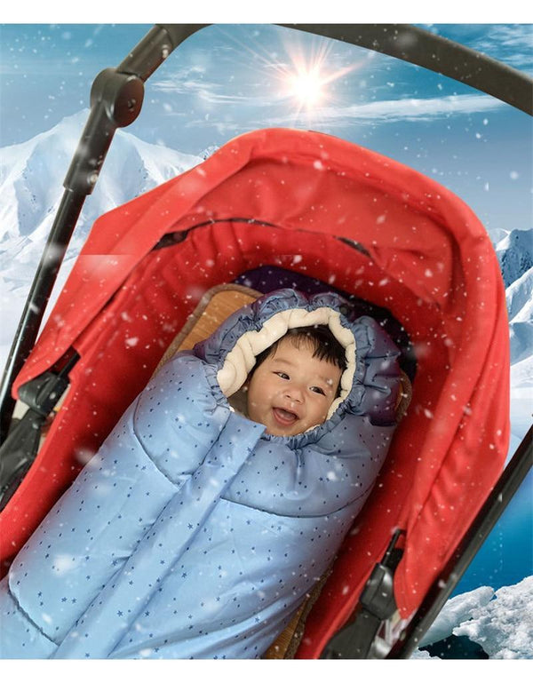 Newborn Winter Warm Baby Sleeping Bag Sleep sack For Stroller for Baby Sleep Sack Thickening Dual-use  For Baby Kids