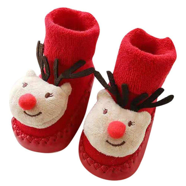 Baby Socks Christmas Newborn For Baby Boys/Girls Christmas Floor Socks Anti-Slip Baby Step Socks For Baby Kids