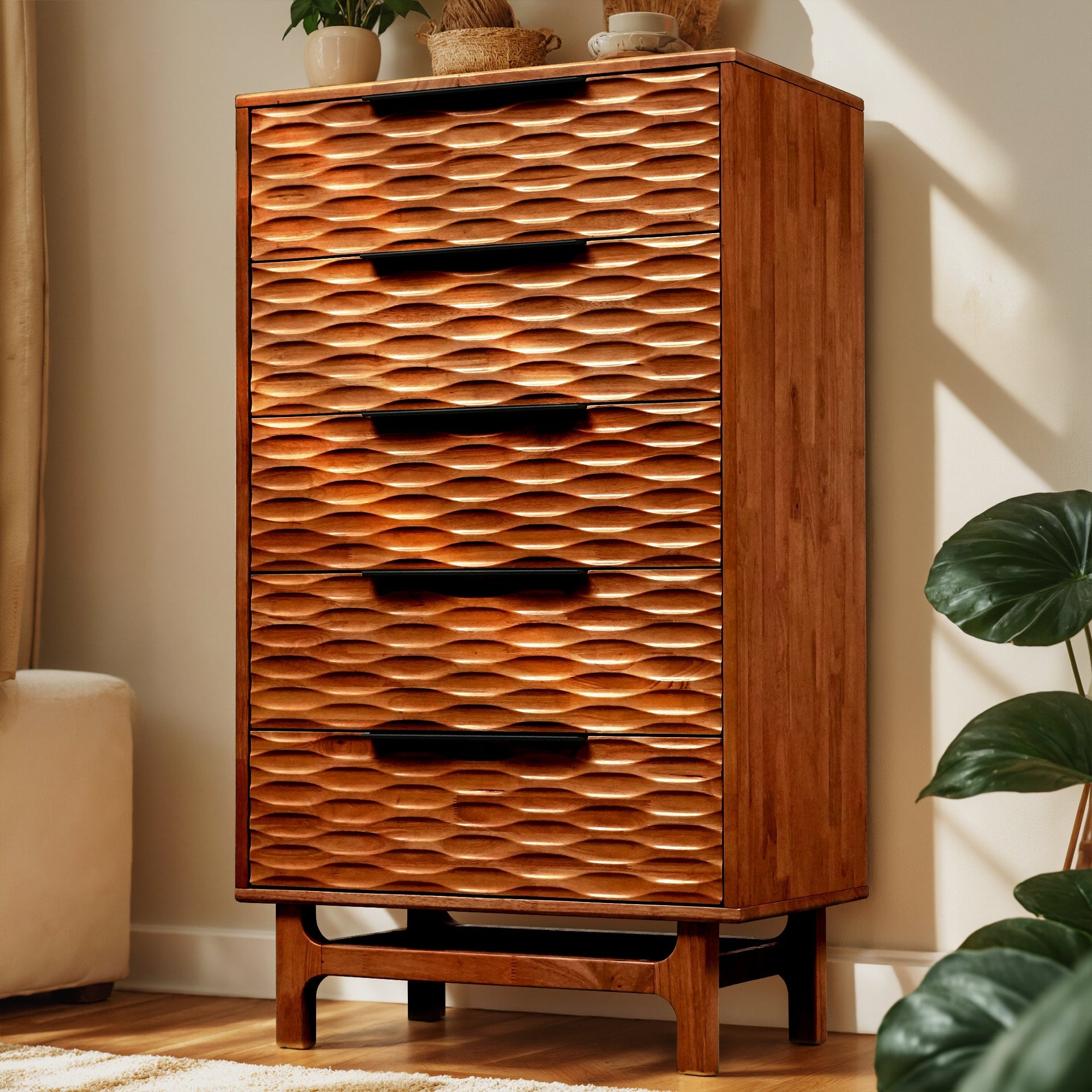 Acacia Elara Dresser with 5 Drawers