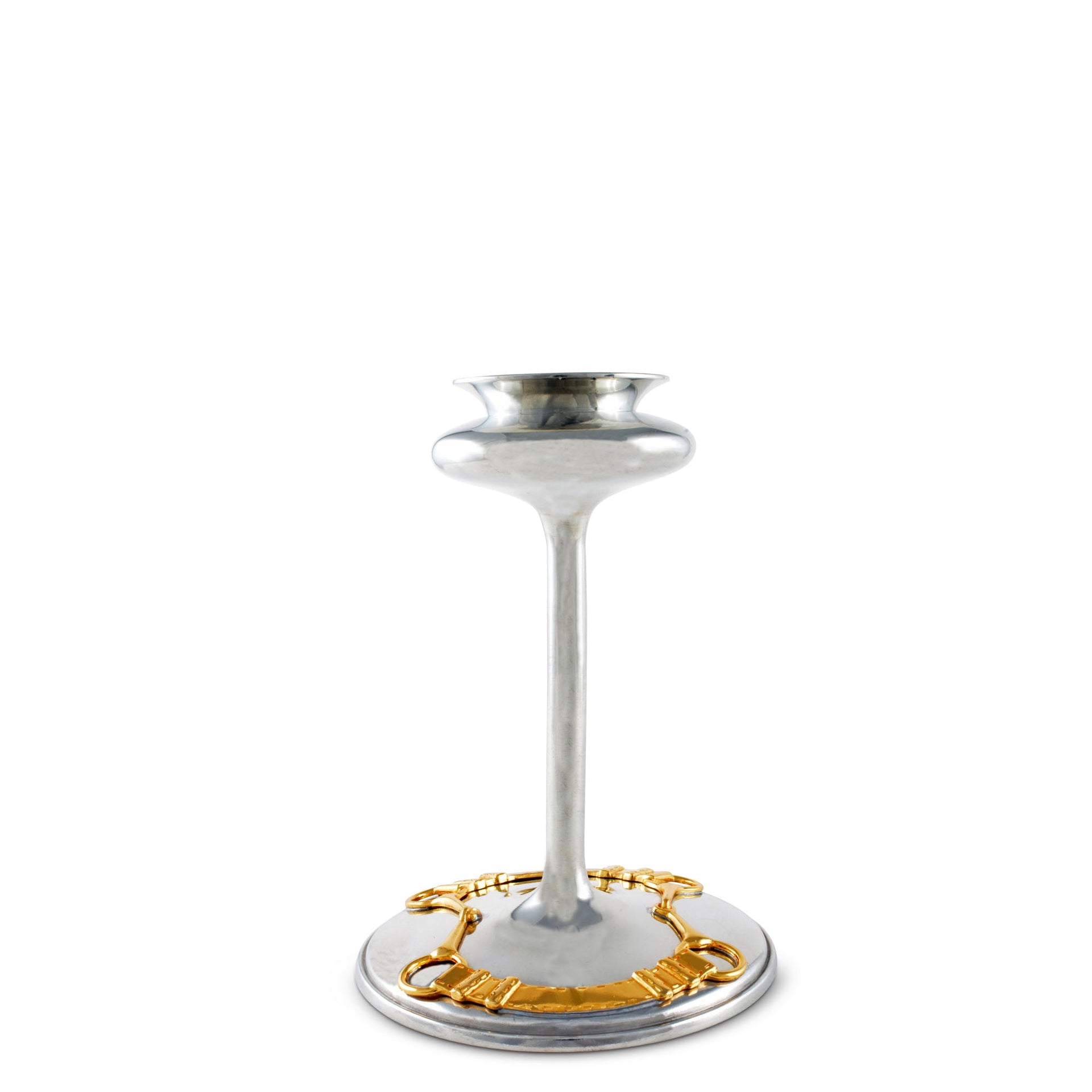 Equestrian Golden Candlestick Taper/Tea Light
