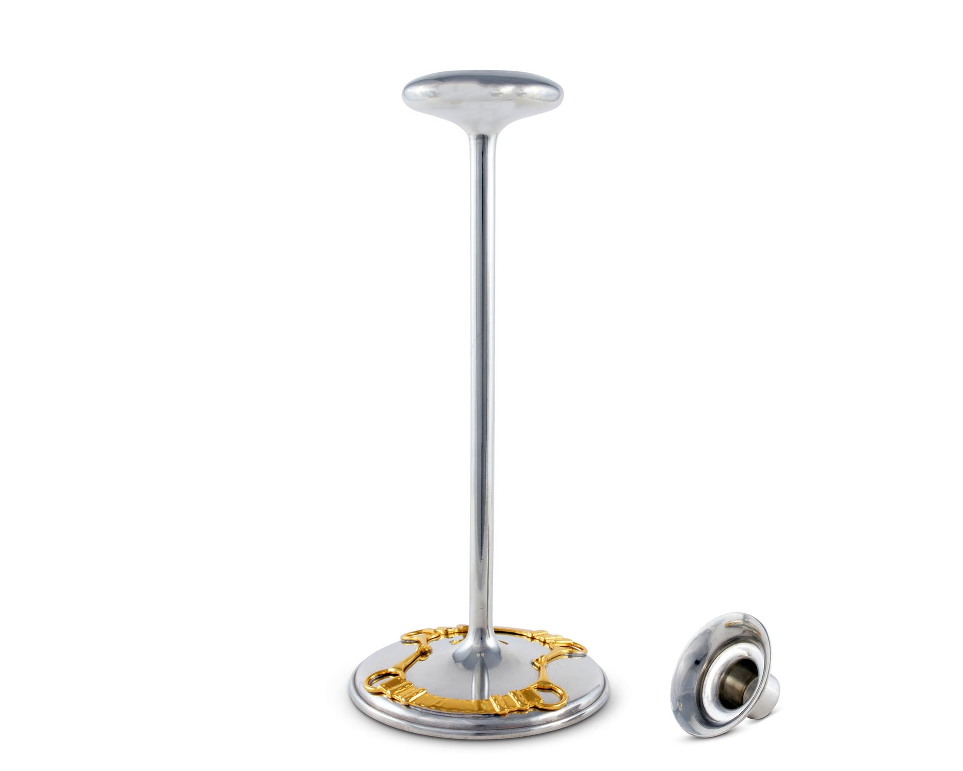 Equestrian Golden Candlestick Taper/Tea Light