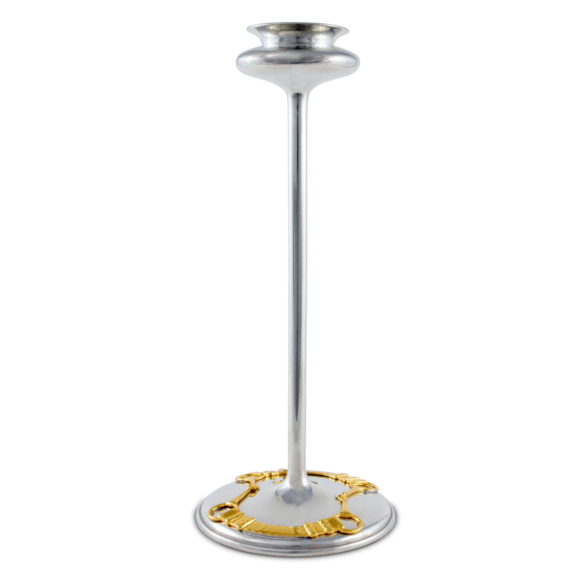 Equestrian Golden Candlestick Taper/Tea Light