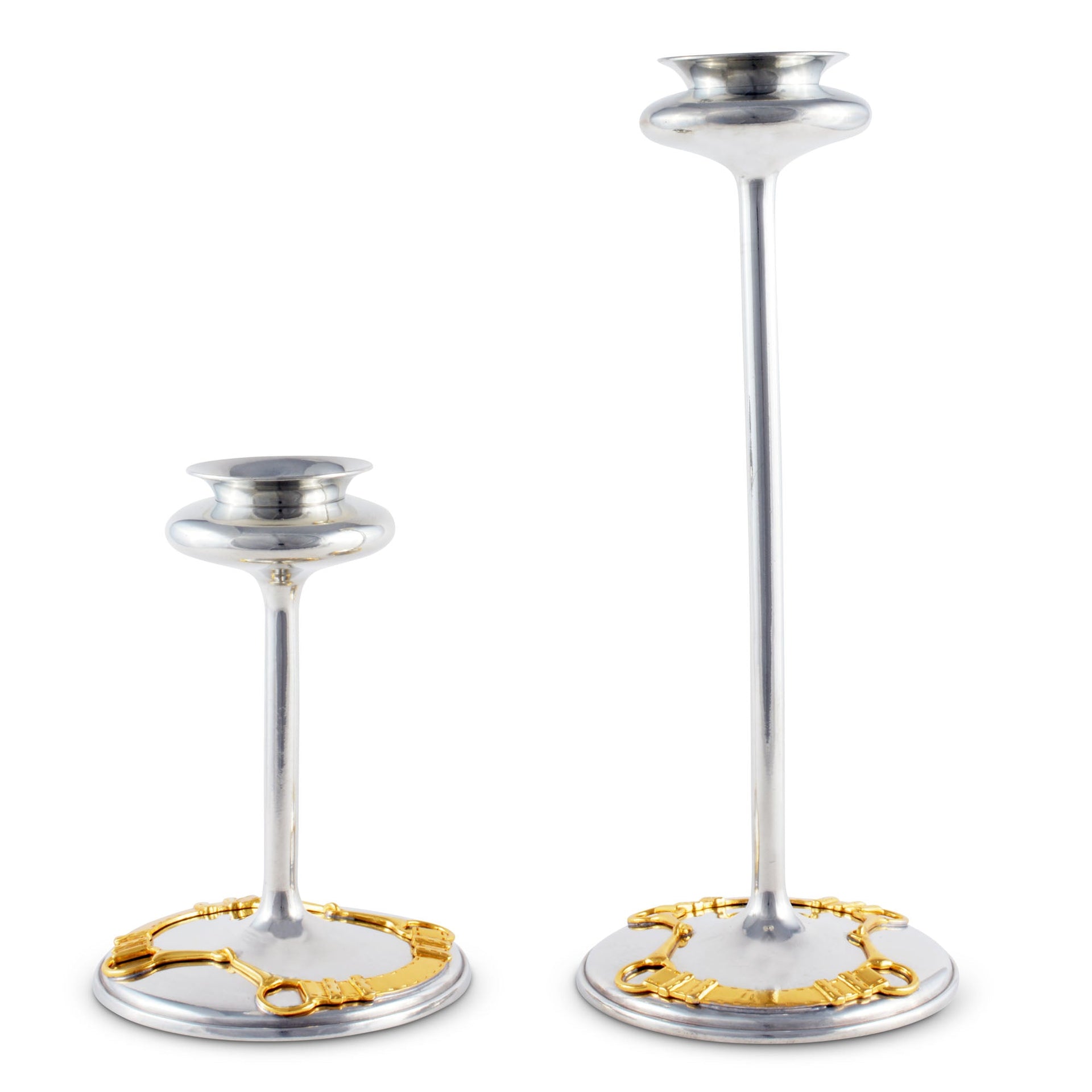 Equestrian Golden Candlestick Taper/Tea Light