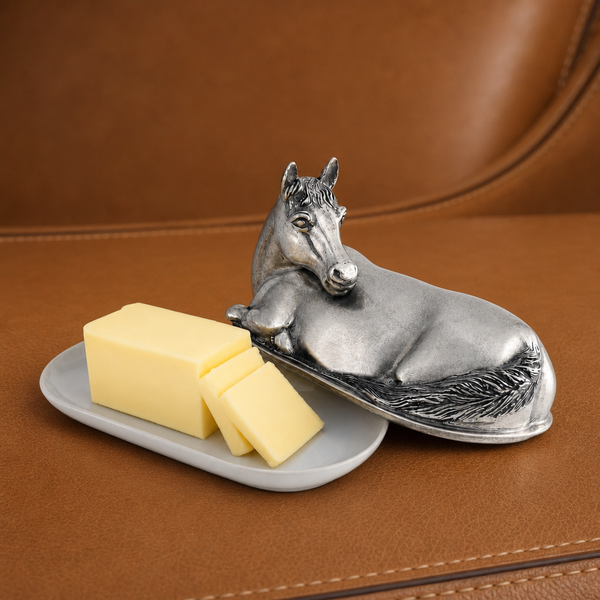 Horse Butter Dish