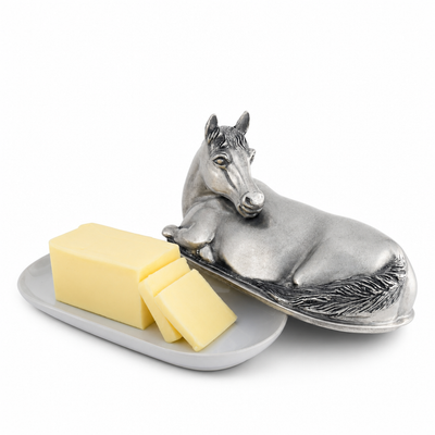 Horse Butter Dish