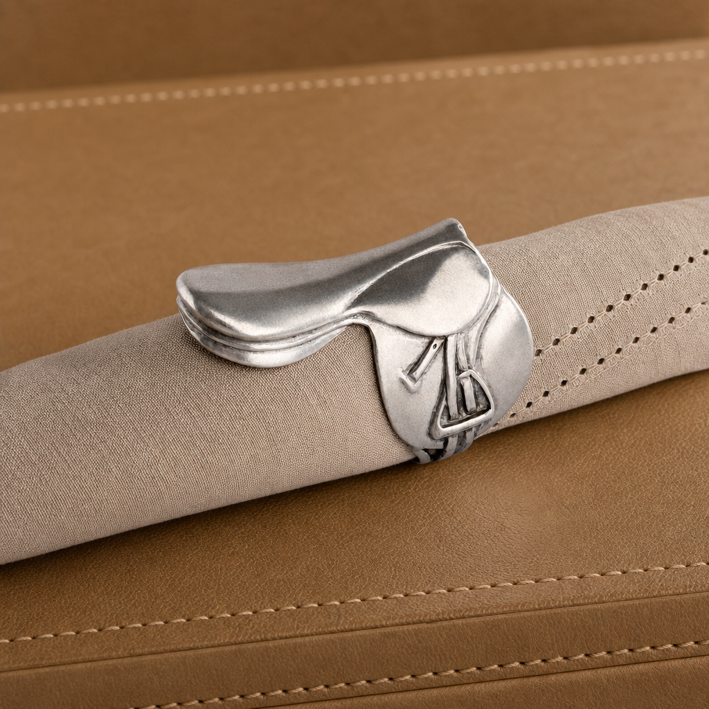 English Saddle Napkin Rings
