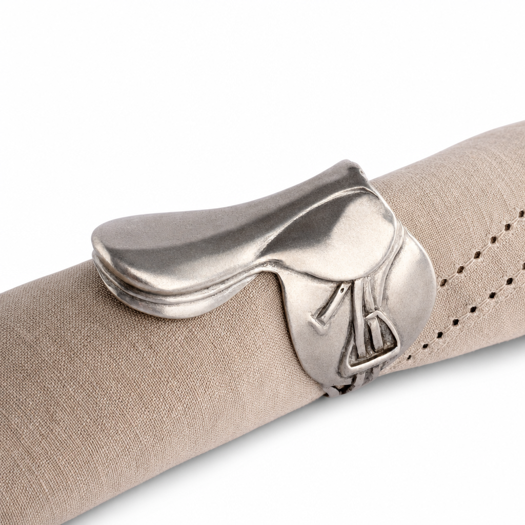 English Saddle Napkin Rings