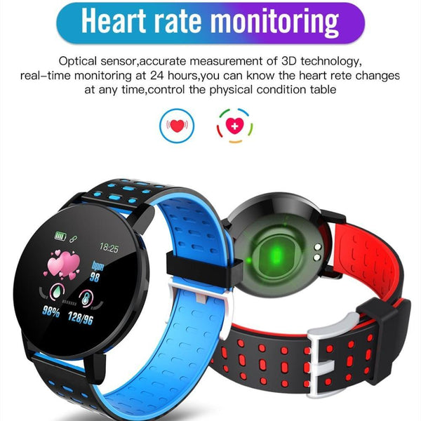 New Bluetooth Smart Watch For Men and Woman With Multifunction Blood Pressure Smartwatch  Sport Tracker Band For Android IOS and WhatsApp Connection