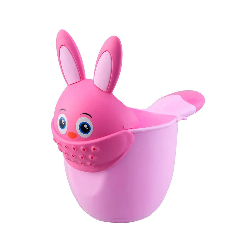 Infant Child Shower Shampoo Cup  Baby Cartoon Newborn Shower Cup Baby Shower Watering Spoon Bathing Cup