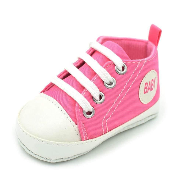 Classic Canvas Newborn Baby Boys Girls First Walkers Toddler Soft Sole Anti-slip Sneakers