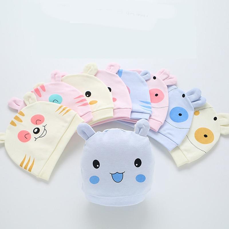 New Baby Sleeping Hat Unisex Modern  Patterns Soft Cute Baby Cap Toddler Infant Cap For Baby Boys and Kids