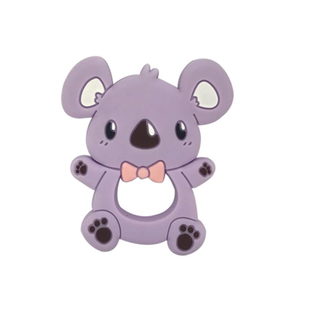 Food Grade Silicone Teethers Animal Fox Koala  Teether  Baby Silicone Chew Charms Kids Teething Gift Toddler Toys