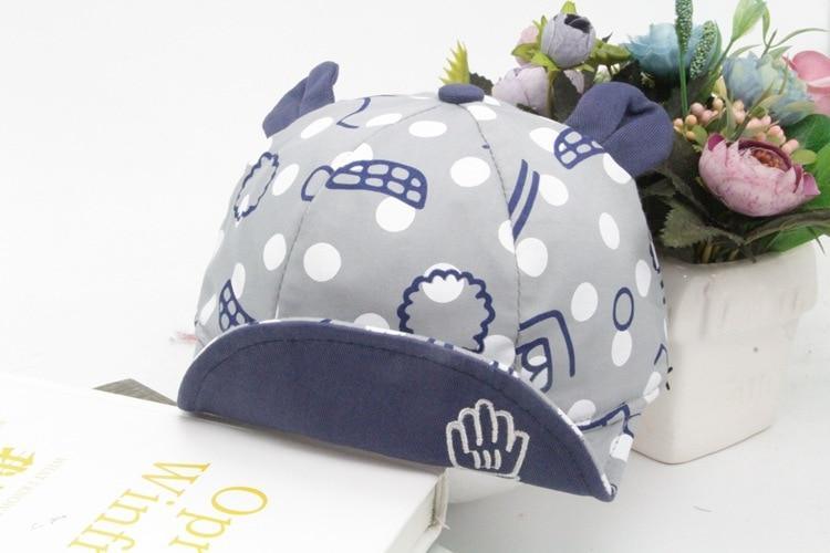 Baby Sun Hat Cotton Cartoon Baby Summer Cap Infant Soft Baseball Cap For Girls And Boy