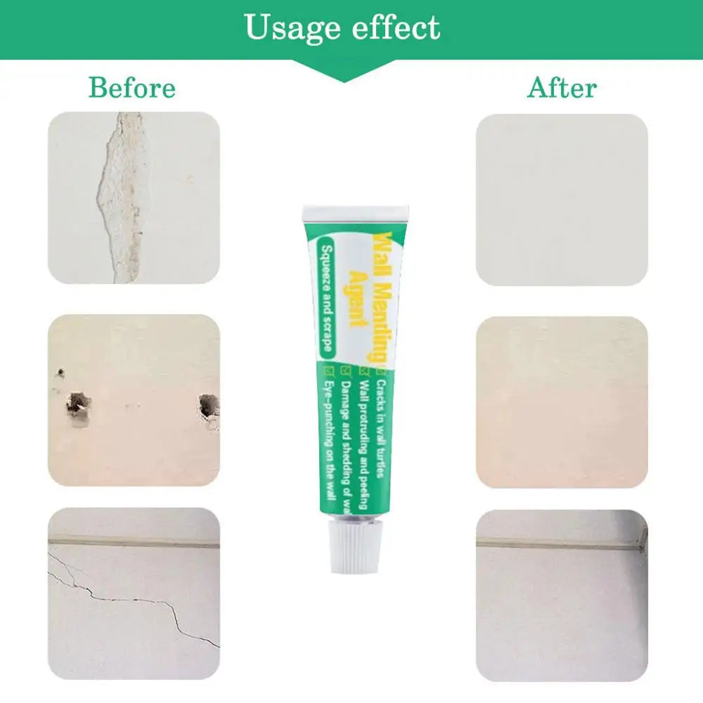Wall Mending Agent Wall Repair Cream Wall Crack Nail Repair Agent Walls Peeling Graffiti Gap Repair paste With scraper #1226