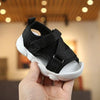 Baby Unisex Sandals Black Gray Pink Canvas Infant Sandals Toddler Summer Walking Shoes - Black / 15cm