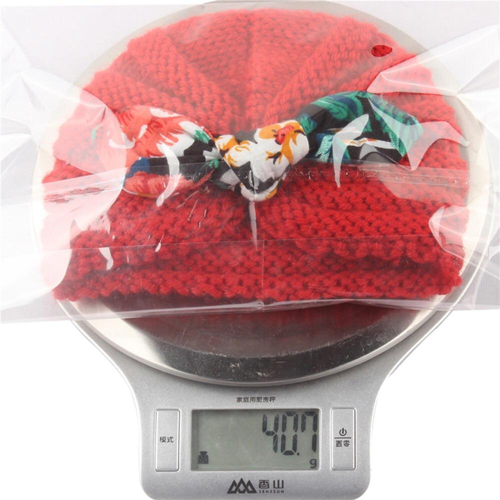 New  Handmade Cotton Girl Hat Autumn Winter Baby Boy Girl Hat Colorful Bow Elastic Cute Baby Turban In Elegant Design